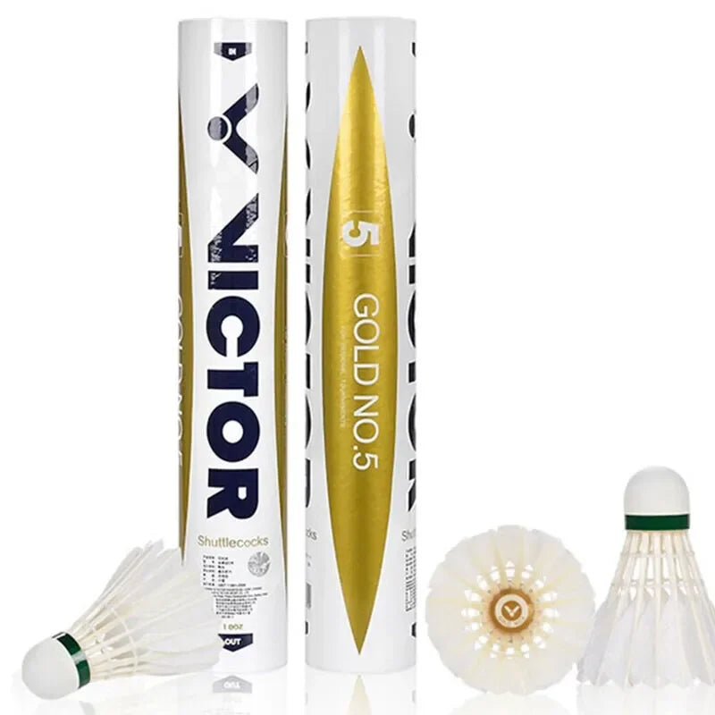 Victor Gold No.5 Tournament Feather Shuttlecock