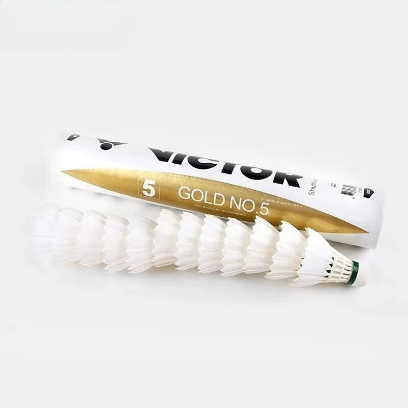 Victor Gold No.5 Tournament Feather Shuttlecock