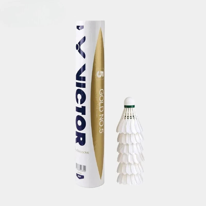 Victor Gold No.5 Tournament Feather Shuttlecock
